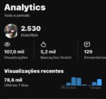 Canal Curiosidades 2.53k inscritos🚀+107k de Views👀| Canal Viral Pronto pra Monetizar🔥