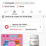 Conta TikTok Shop BR 🇧🇷 – ( SEM DOC. SEM NENHUMA RESTRIÇÃO )