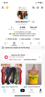 TikTok Shop Ativo - 2K Seguidores - Imagem 3