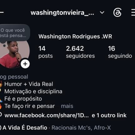 Vendo Instagram público maioria feminino