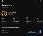 CANAL YOUTUBE 214k INSCRITOS - Imagem 2