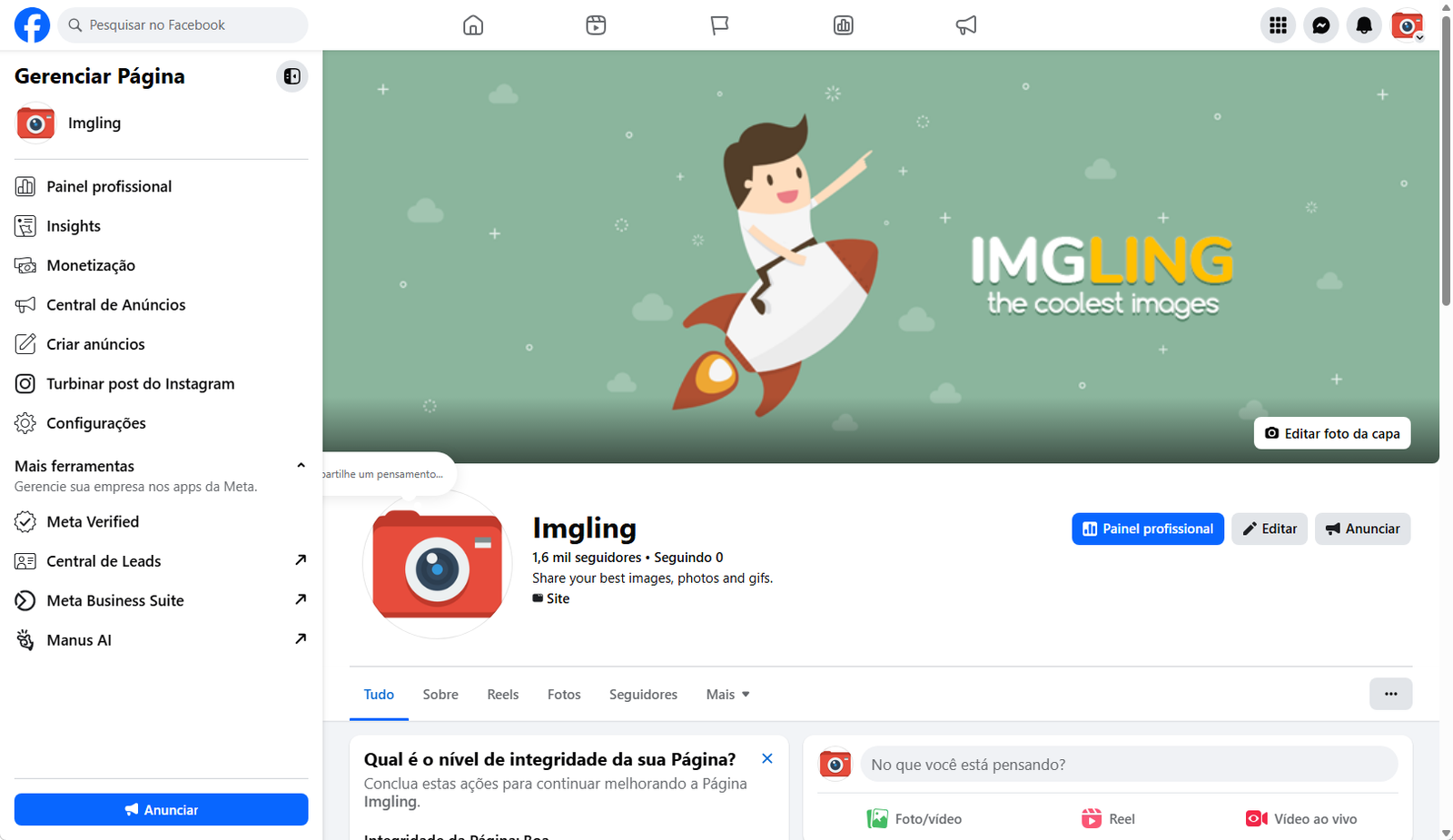Imgling Página Facebook Imgling - Imagem 1