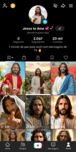 Conta TikTok Shop com 2.065 Seguidores / Nicho de Religião