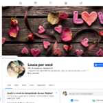 Página Facebook Louca por você