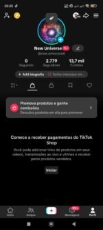 CONTA TIKTOK | 2,7K SEG👥| 13.7 K CURT❤️| SHOP ATIVO 🛍️| UNIVERSO & CURIOSIDADES | PERFIL ENGAJADO 📈 - Imagem 2