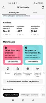 Conta Tik Tok monetizada de influenciadora com 770 mil seguidores - Imagem 4