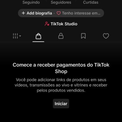 ✅CONTA TIKTOKSHOP ATIVO 🛒 | 10,9 K SEGUIDORES | 5 K CURT❤️ | NICHO BELEZA | SEM DOCUMENTOS | 💰