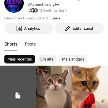 CANAL DE CURIOSIDADE COM 12,6k SUBS CRESCENDO RAPIDO🔥(oportunidade única)