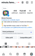 🔴 INSTAGRAM 19.6K | Mundo dos Famosos | +6 Milhões Views em 90 Dias!