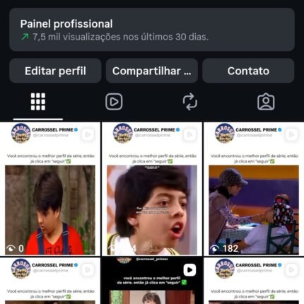 Página de memes e cortes