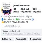 Instagram relacionado a notícias