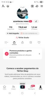 VENDO CONTA 118 MIL SEGUIDORES TIKTOK MONETIZADA - Imagem 3