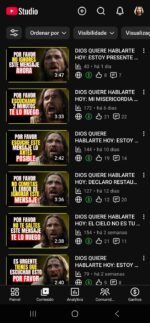 Canal Dark Em Espanhol Monetizado No Nicho De Oração Com 5.280 Inscritos - Imagem 2