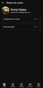 Canal Geek/Anime em alta:+6k inscritos recentes+ 470k viw 28 dias. Vender rapido R$ 400 - Imagem 2