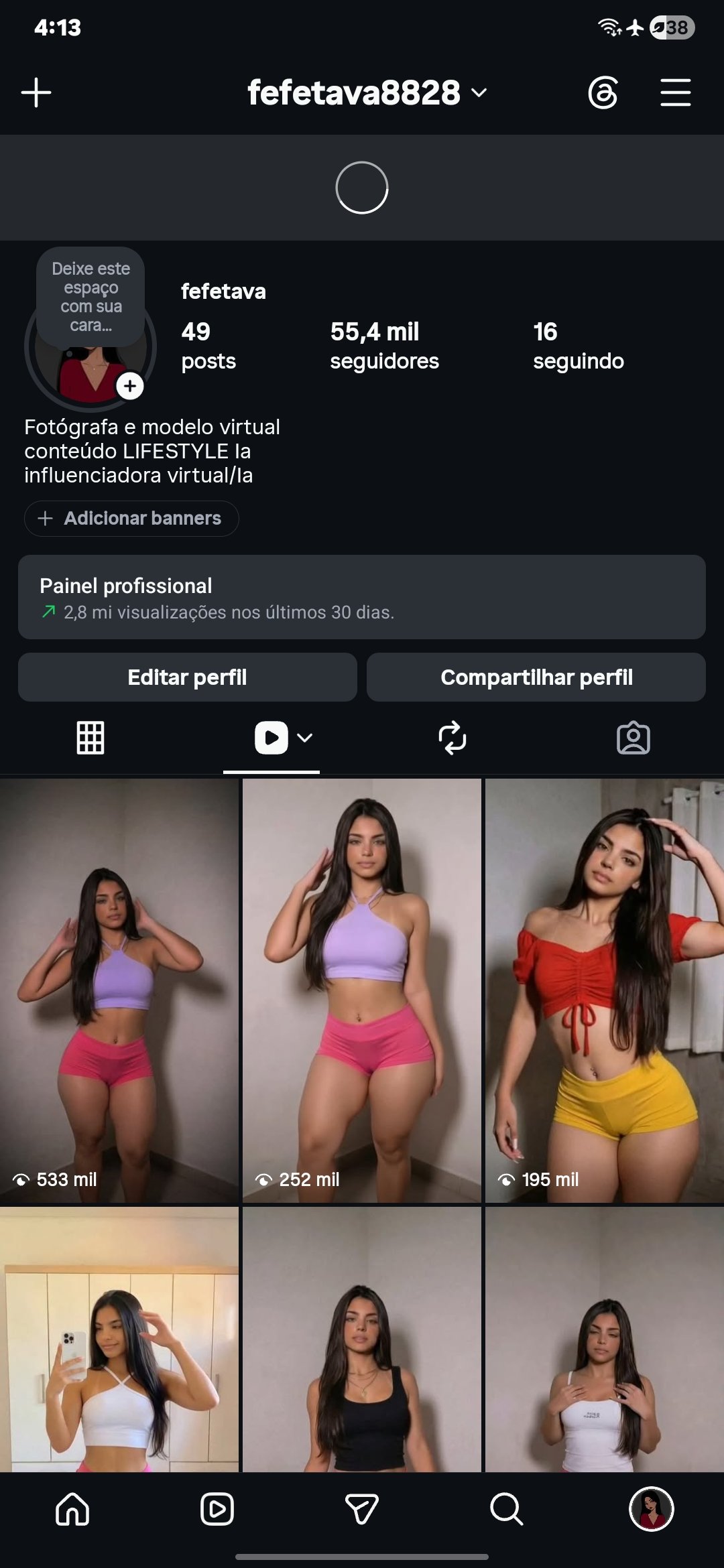 Screenshot_20260609_161343_Instagram Conta 55k alto engajamento, grande potencial para vendas e divulgação - Imagem 1
