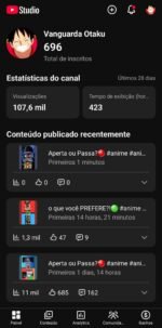 Canal YouTube em Crescimento 696 inscritos | 107 MIL Views em 13 Dias | Shorts Virais | canal 100% limpo - Imagem 5