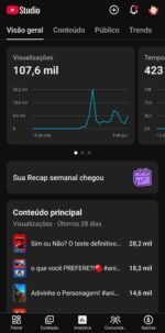 Canal YouTube em Crescimento 696 inscritos | 107 MIL Views em 13 Dias | Shorts Virais | canal 100% limpo - Imagem 3