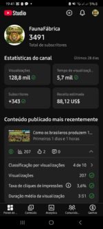 CANAL DARK MONETIZADO DE ANIMAIS, A VENDA, 3491 INSCRITO MUITO BOM, COM POUCO TEMPO DE ESFORÇO, VOCÊ CONSEGUIRÁ RECUPERAR O INVESTIMENTO - Imagem 5