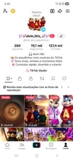CONTA TIKTOK | 19,7mil SEG👥 | 127,4K CURT❤️ | NICHO Alvin e os esquilos,tiktok shop ativo ,e Conta monetizada 🧸 | SHOP ATIVA  💰 - Imagem 3
