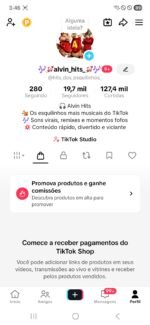 CONTA TIKTOK | 19,7mil SEG👥 | 127,4K CURT❤️ | NICHO Alvin e os esquilos,tiktok shop ativo ,e Conta monetizada 🧸 | SHOP ATIVA  💰 - Imagem 2