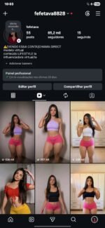 65 mil seguidores orgânicos e altíssimo engajamento alto potencial de vendas, recém viralizada