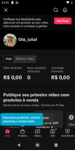 ✅ CONTA TIKTOKSHOP ATIVO 🛒 | 2.06 K SEGUIDORES | 4.662 K CURT❤️ | NICHO BELEZA | SEM DOCUMENTOS | 💰 - Imagem 3