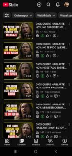 Canal Dark Em Espanhol Monetizado No Nicho De Oração Com 5.280 Inscritos Reais - Imagem 2