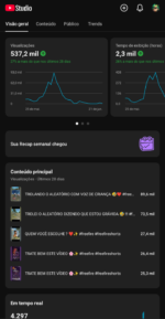CANAL DE YOUTUBE 27,800K DE INSCRITOS , MAIS DE 900k de visualizações E CRESCENDO MUITO RÁPIDO!!! - Imagem 2