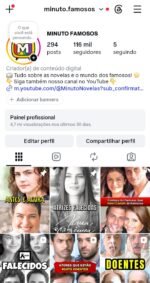 🔴 INSTAGRAM 116K | Nicho Famosos 🔥 +26 MILHÕES Views / 90 Dias 💥 +50% DE DESCONTO!