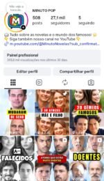 🔴 INSTAGRAM 27.1K | Nicho Celebridades 🔥 | +4 MILHÕES Views em 90 dias 🚀