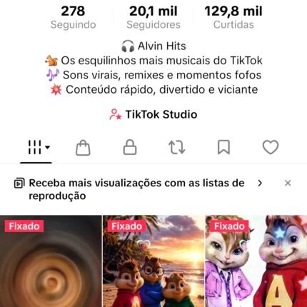 CONTA TIKTOK | 20,1mil SEG👥 | 129,8K CURT❤️ alvin_hits ,tiktok shop ativo 🧸 | SHOP ATIVA  💰 Conta Monetizada