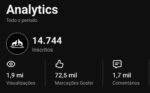 YouTube Estados Unidos - 14k de inscritos - PROMOÇÃO - Imagem 2