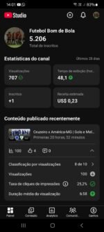 CANAL DE FUTEBOL 5K MONETIZADO SO PEGAR E POSTAR E FAZER RECEITA