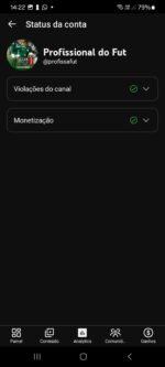CANAL MONETIZADO DE FUTEBOL 960 INSCRITOS COM BONS NÚMERO SO POSTAR E GANHAR UM DINHEIRO COM ELE - Imagem 3