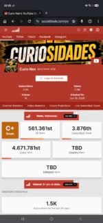 🚀 Canal YouTube Shorts 2.559 Inscritos | 1,2 Milhão de Views | Crescendo - Imagem 4