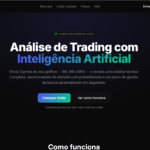 Saas/App para Análise de Trading. Site pronto para pegar e usar e começar a vender. Mais informações na descrição.
