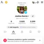 Conta do TikTok com o Shop Disponível+ de 2K de seguidores