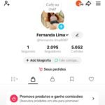 Conta do TikTok com o Shop Disponível+ de 2K de seguidores