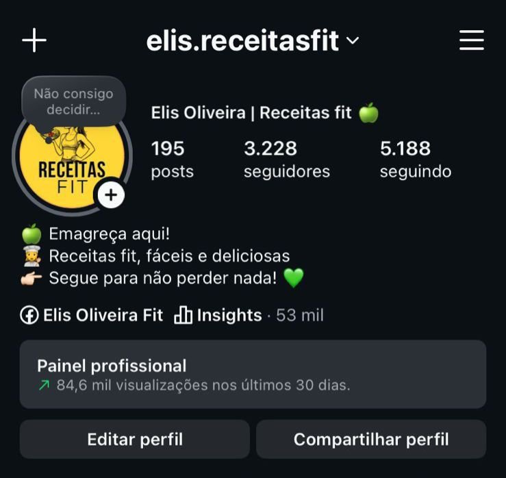 WhatsApp Image 2026-06-14 at 17.41.26 Instagram Disponível nicho emagrecimento - Imagem 1