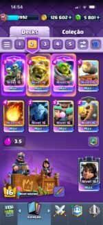 CONTA CLASH ROYALE LIGA CAMPEÃO (31 CARTAS FULL) ACEITO OFERTAS - Imagem 2