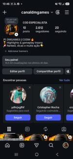 Instagram 2.500 seguidores conta nicho games - Aproveite ótimo nicho preço de revenda