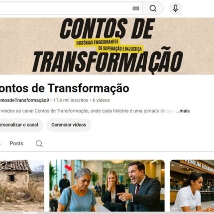 Canal de Histórias Engajado - Crescimento Constante - Mais de 2 milhões de visualizações com 6 vídeos