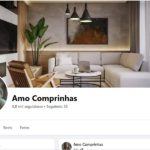 Página Amo Comprinhas - 3,8k seguidores