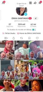 Conta com mais de 300 mil seguidores monetizada