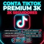 Contas de tiktok com 3k seguidores