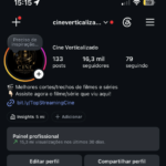 Instagram +16 Mil Seguidores +15m de visualizações nos últimos 30 dias