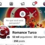 Pagina Facebook Romance turco com 52 mil seguidores