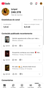 Canal com Quase 250K preparado pra Monetizar basta colocar o adsense !