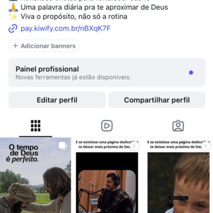 Página Cristã com 48 mil seguidores
