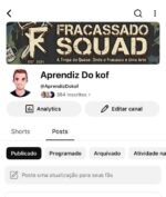 Canal com 350 inscritos a venda! Canal limpo sem strike!